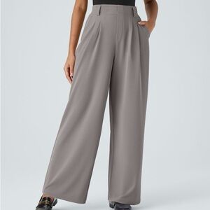 Halara Flex™ High Waisted Pocket Wide Leg Waffle Work Pants
